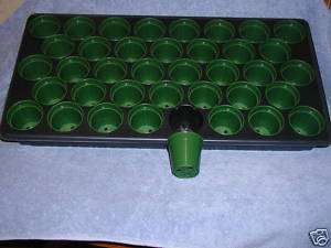 SEED STARTING 38 PLASTIC POTS WITH INSERT&TRAY  