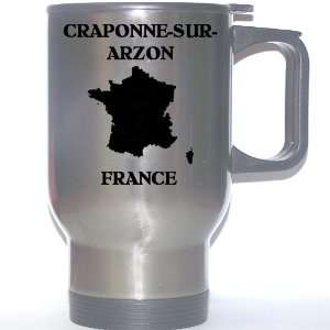 France   CRAPONNE SUR ARZON Stainless Steel Mug 