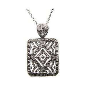  Sterling Silver Genuine Diamond Accent Pendant Jewelry