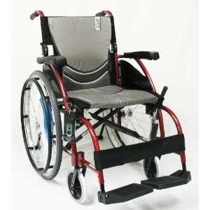 Karman Healthcare S Ergo105F18RS Ergonomic Wheelchair Rose Red