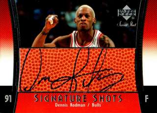 2004 05 Sweet Shot Signature Shots Dennis Rodman  