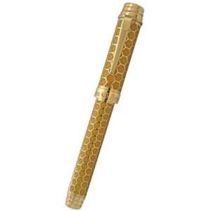  Mackinnon Honeycomb Rollerball Pen Gold