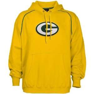  Green Bay Packers Gold Classic Pullover Hoody Sweatshirt 
