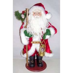  17 Standing Gift Santa on Base