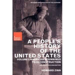   to Reconstruction, Teaching Edition [Paperback] Howard Zinn Books