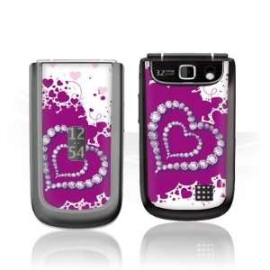  Design Skins for Nokia 3710 Fold   Diamond Heart Design 