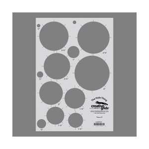    Creative Grids Ruler The Hole Thing Template Arts, Crafts & Sewing