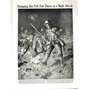    1916 WORLD WAR GERMAN SOLDIERS MOO COW FARM ATTACK