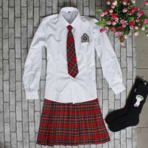 Japanese Japan School Girl Uniform Cosplay Costume NEW  