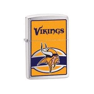  Zippo Lighter NFL MINNESOTA Vikings, Brushed Chrome 