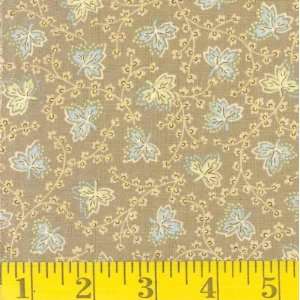 45 Wide Terra Firma Vines Sage Fabric By The Yard: Arts 