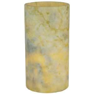   Jadestone Light Green Flat Top Candle Cover: Home Improvement