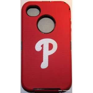 Licensed Philadelphia Phillies Apple iPhone 4 4S Hard Protector with 