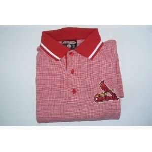  MLB St. Louis Cardinals Embroidered Short Sleeve Polo 