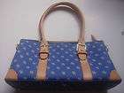 Genuine Dooney Bourke Handbag Purse Blue  