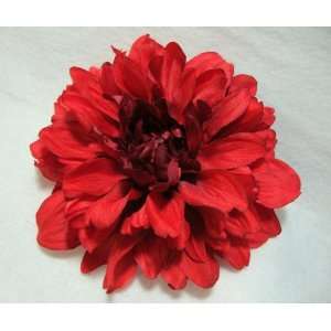  Bright Red Dahlia Flower Hair Clip: Everything Else