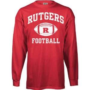  Rutgers Scarlet Knights Perennial Football Long Sleeve T 