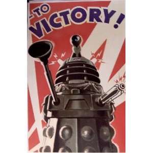  Dr. Who Daleks Mini Poster TO VICTORY 11x17 