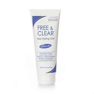  Free & Clear Hair Styling Gel, For Sensitive Skin & Scalp 