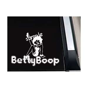 Betty Boop W/Word Car Truck Window Vinyl Decal Sticker  SBBW0507 