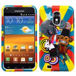 Samsung Galaxy S2 Epic Touch D710 Sprint Circus World Hard Case Cover 