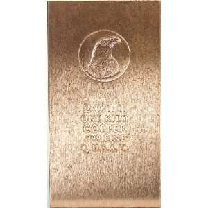  One Kilo (1kg) Eagle Copper Bullion Bar .999 Fine SGS 