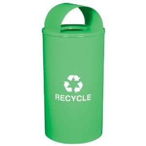  Big Green? Steel Recycling Receptacle w Protective Canopy 