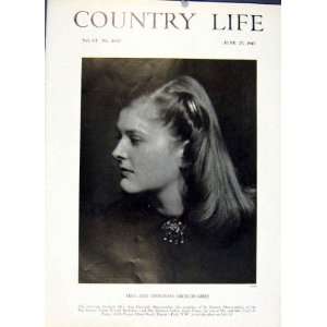  Miss Ann Deborah Abercrombie 1947 Country Life Portrait 