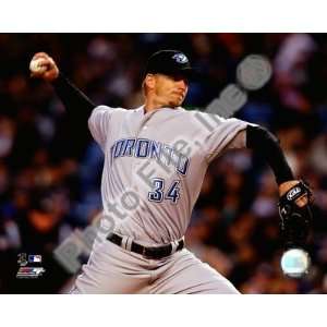  A.J. Burnett 2008 Pitching Action Finest LAMINATED Print 