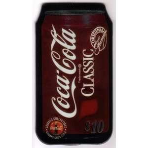   Coca Cola 96 $10 Die Cut Metal Aluminum Coke Can Coca Cola Classic