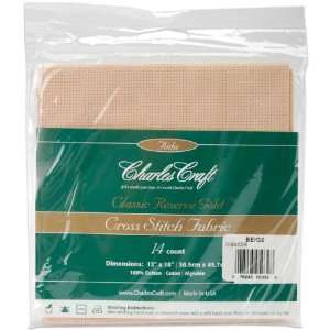  Classic Reserve Aida 14 Count 12x18 Beige Arts, Crafts 