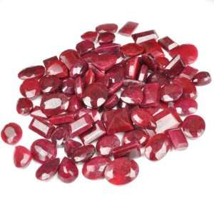   Dazzling Ruby Mixed Shape Loose Gemstone Lot Aura Gemstones Jewelry