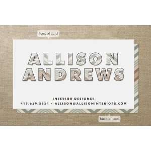    A Zig Plus A Zag Business Cards by Alana Rees 