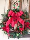 Wreaths Swags Garland, Christmas Arrangements Floral items in bow 