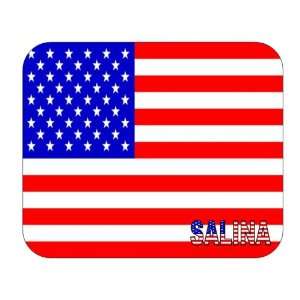  US Flag   Salina, Kansas (KS) Mouse Pad 