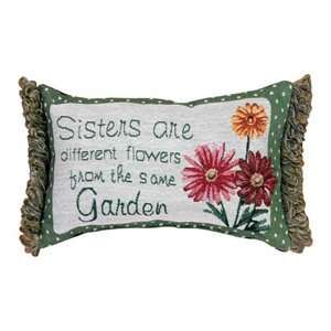  Sisters from Same Garden Word Pillow