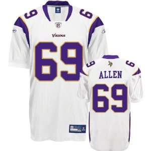 Jared Allen Authentic Jersey Minnesota Vikings #69 White Authentic 