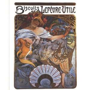  Lefevre Utile by Alphonse Mucha 18x24