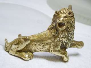 Rudnick Artisan Hand Forged Brass LION Belt Buckle  