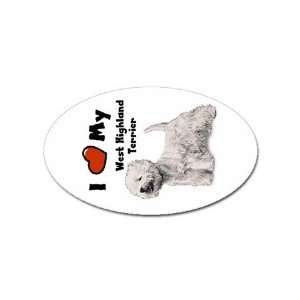   My West Highland Terrier Westie Sticker Decal: Arts, Crafts & Sewing
