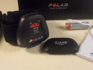 Polar RS300X G1 Heart Rate Monitor Watch with G1 GPS Sensor (Black 