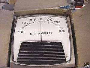 General Electric DC AMP Panel Meter 0 3000 AMP Analog  