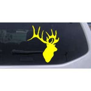  Deer Head Hunting And Fishing Car Window Wall Laptop Decal 