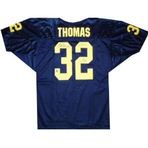 Anthony Thomas Michigan Wolverines Autographed Wilson Authentic Jersey 