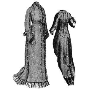  1877 Victorian Waterproof Cloak Pattern 