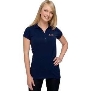  Atlanta Braves Womens Navy Spark Polo Shirt: Sports 