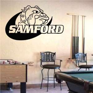   Vinyl Sticker Sports Logos Samford Bulldogs (S848)