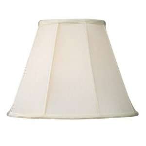  Shantung Silk Empire Lamp Shade in Off White Size: 11 