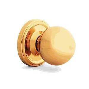   Weslock 405D 3 Polished Brass Barrington Dummy Knob: Home Improvement