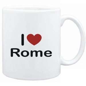 Mug White I LOVE Rome  Usa Cities 